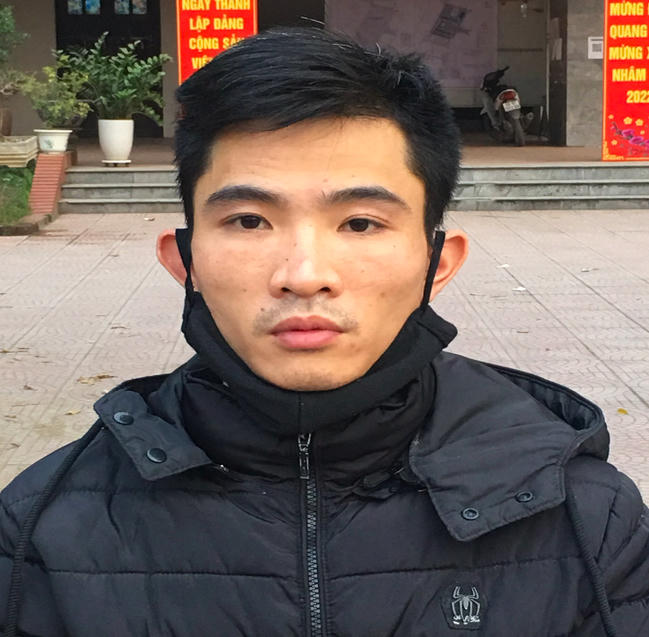 Đối tượng Nguyễn Trung Huyên, người bị cáo buộc đóng đinh vào đầu nạn nhân. Ảnh: Công an Hà Nội.