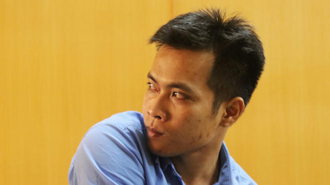 Bị cáo Trần Phú Tài tại phiên tòa sơ thẩm. (Ảnh: Zing.vn)