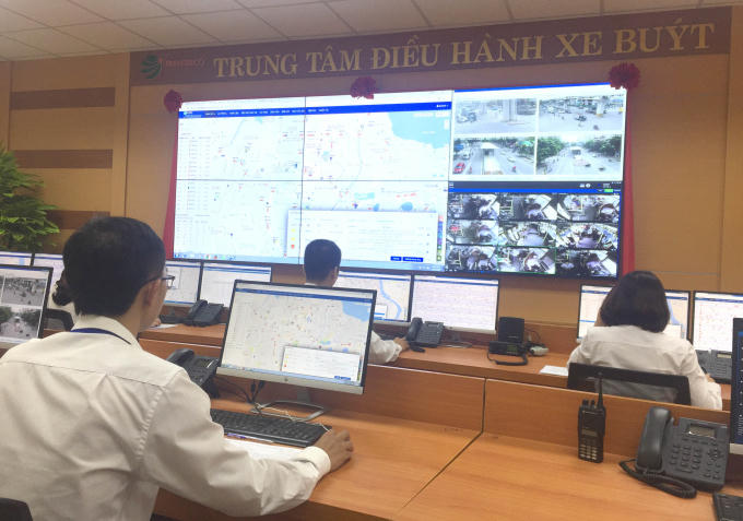 Trung tâm điều hành sẽ giúp vận hành các tuyến buýt có hiệu quả trên địa bàn Thủ đô.