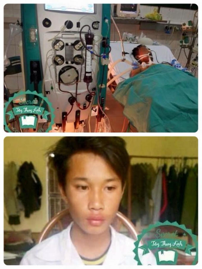 Đối tượng Đạt tại cơ quan điều tra.