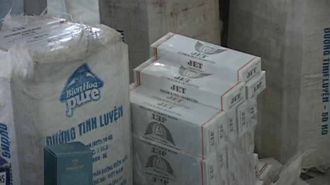 Tang vật thu giữ tại hiện trường.