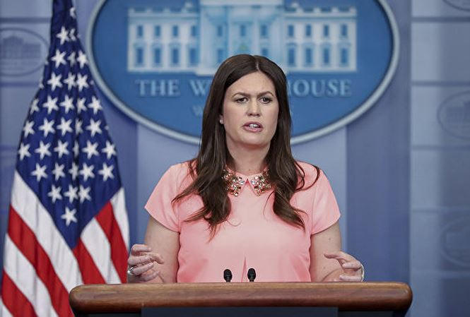 Phát ngôn viên Nhà Trắng, bà Sarah Sanders.