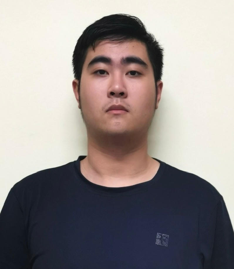 Đối tượng Nguyễn Tùng Anh tại cơ quan Công an.