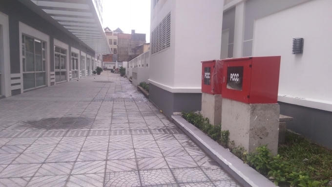 Tòa nhà chưa nghiệm thu Phòng cháy chữa cháy đã cho dân vào ở.