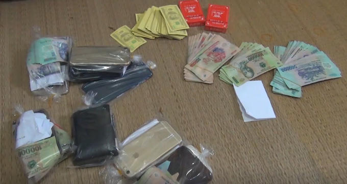 Tang vật cơ quan công an thu giữ.