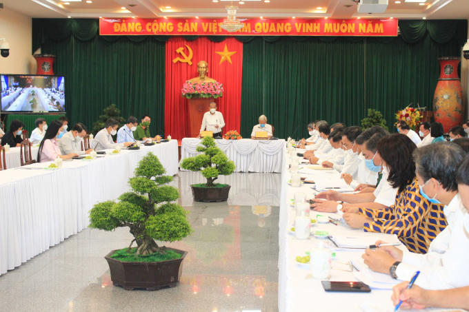 Phó Thủ tướng thường trực Trương Hòa Bình tại buổi làm việc