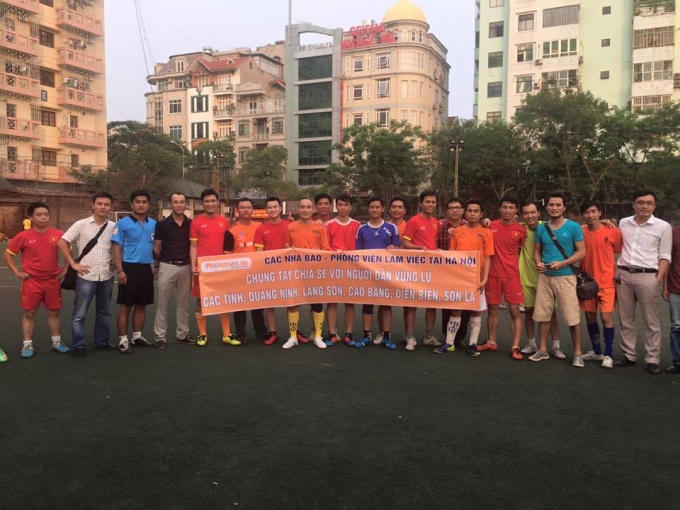 Hoạt động thiện nguyện của FC Phóng viên trong năm 2015.
