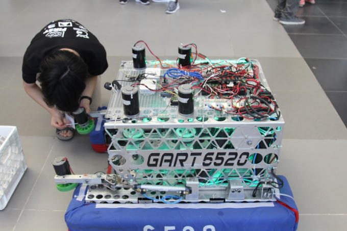 Một trong những sản phẩm công nghệ gây chú ý tại cuộc triển lãm.