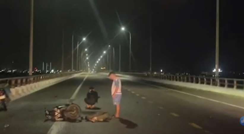 Hiện trường vụ tai nạn xảy ra