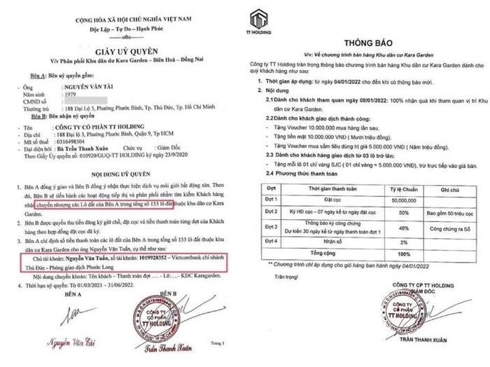 Ông Nguyễn Văn Tuấn là chủ tài khoản nhận tiền từ khách hàng.