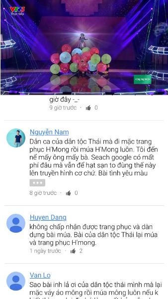 Phản ứng của khán giả về trang phục của Maya. Ảnh: Bảo Yến.