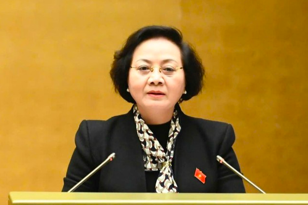 Bộ trưởng Nội vụ Phạm Thị Thanh Trà.