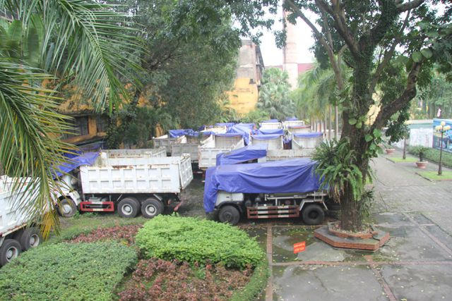 Nơi chứa 42 xe ô tô trị giá thanh toán hơn 1 triệu USD chưa có thuế nhập khẩu, nhưng tất cả các xe này đều có sai khác về tải trọng giữa hồ sơ mà TISCO xin đăng ký đăng kiểm, với kết quả kiểm tra của Cục Đăng kiểm Việt Nam.