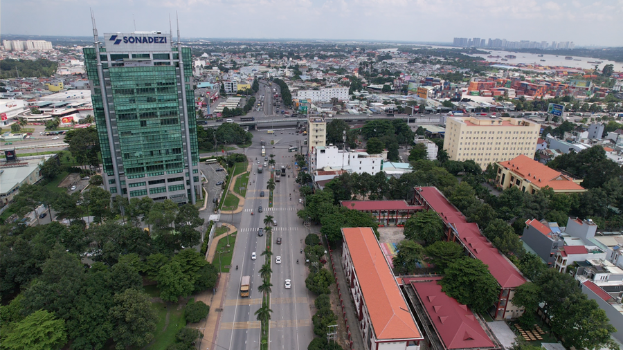 Một góc tại khu công nghiệp Biên Hoà 1, Đồng Nai.