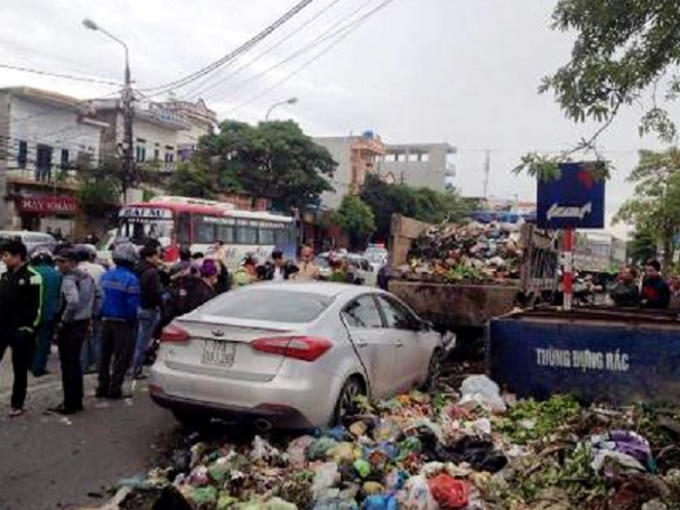 Hiện trường vụ tai nạn xảy ra ng&agrave;y 5/12.