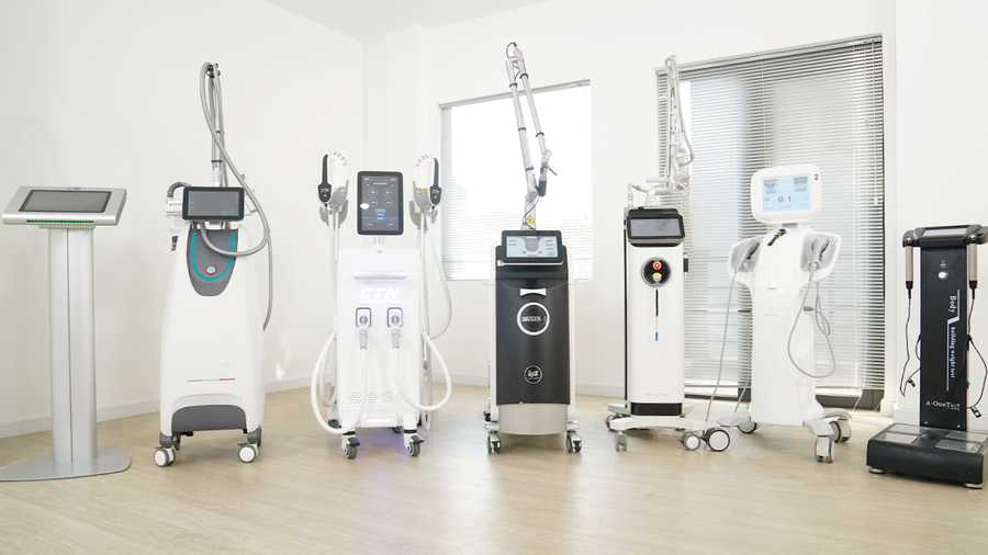 Trang thiết bị máy móc tại phòng khám đều được nhập khẩu từ châu Âu.