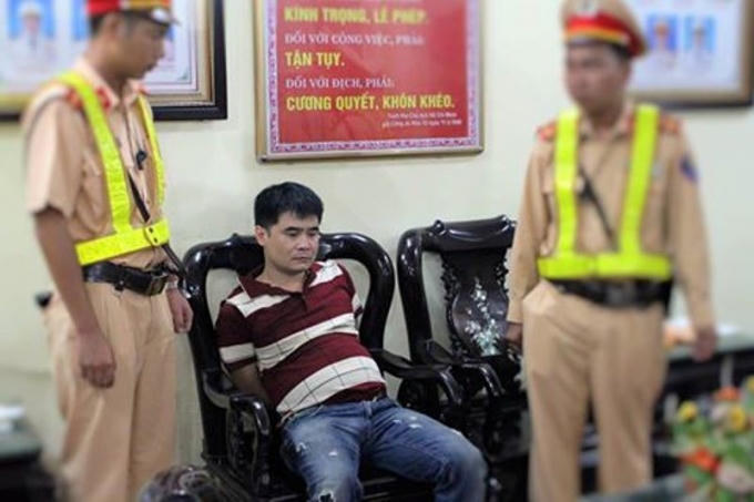 Đối tượng Nguyễn Văn Quý bị bắt giữ.