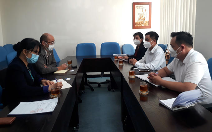 Toàn cảnh buổi làm việc giữa JETRO tại TP. Hồ Chí Minh và TT XTĐT,TM&amp;amp;DL tỉnh Bình Phước.