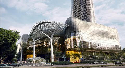 Trung tâm thương mại Ion Orchard (Singapore) - nơi xảy ra vụ việc.
