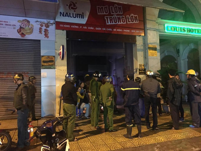 Hiện trường vụ cháy. (Ảnh: FB Diệu Nam Định).