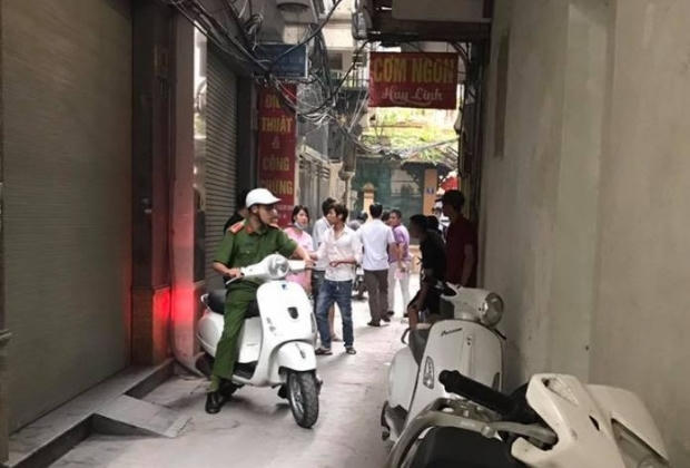 Nhận được thông báo lực lượng chức năng nhanh chóng có mặt ờ hiện trường.