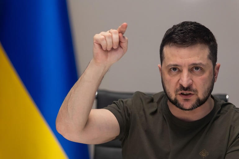 Tổng thống Volodymyr Zelensky (Ảnh: Getty).