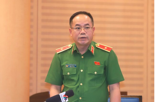 Thiếu tướng Nguyễn Thanh Tùng - Giám đốc Công an TP Hà Nội.