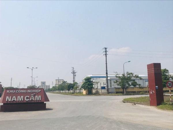 Nhà máy được xây dựng tại Khu công nghiệp Nam Cấm (Nghệ An). Ảnh: Trần Quý