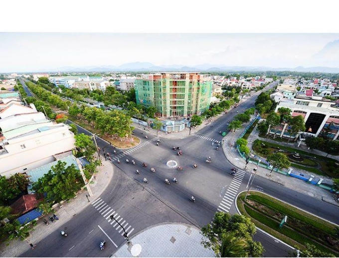 Một góc TP Tam Kỳ (Ảnh nguồn tamky.gov.vn)