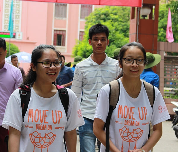 Các em đều hào hứng vì vấn đề "nóng" trong đề thi.