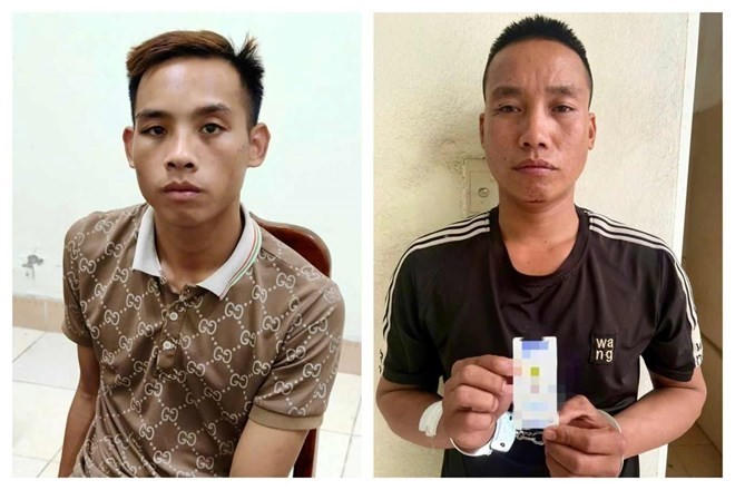 Hai đối tượng bị bắt giữ.