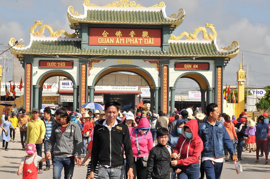 Trong năm 2024, TP Bạc Liêu đón khoảng 4,8 triệu lượt khách du lịch, tăng 37,1% so với cùng kỳ, đạt 100%.