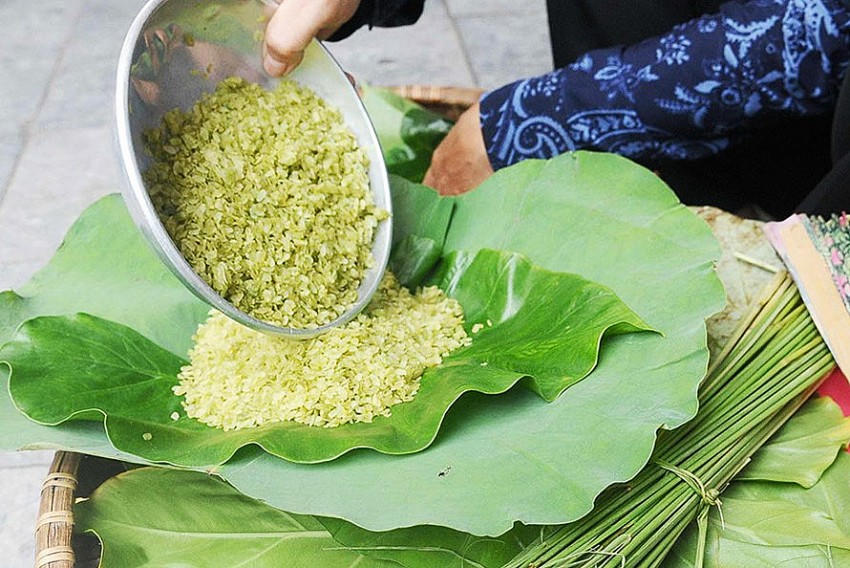Cho phép sử dụng địa danh "Mễ Trì" để đăng ký bảo hộ nhãn hiệu chứng nhận Cốm Mễ Trì. (Ảnh: commocmetri.com)