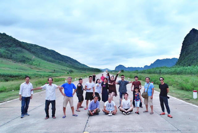 Đoàn phim "Quỳnh búp bê" đang ở Quảng Bình để hoàn thành nốt những cảnh quay cuối cùng.