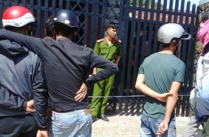 Hiện trường vụ án.