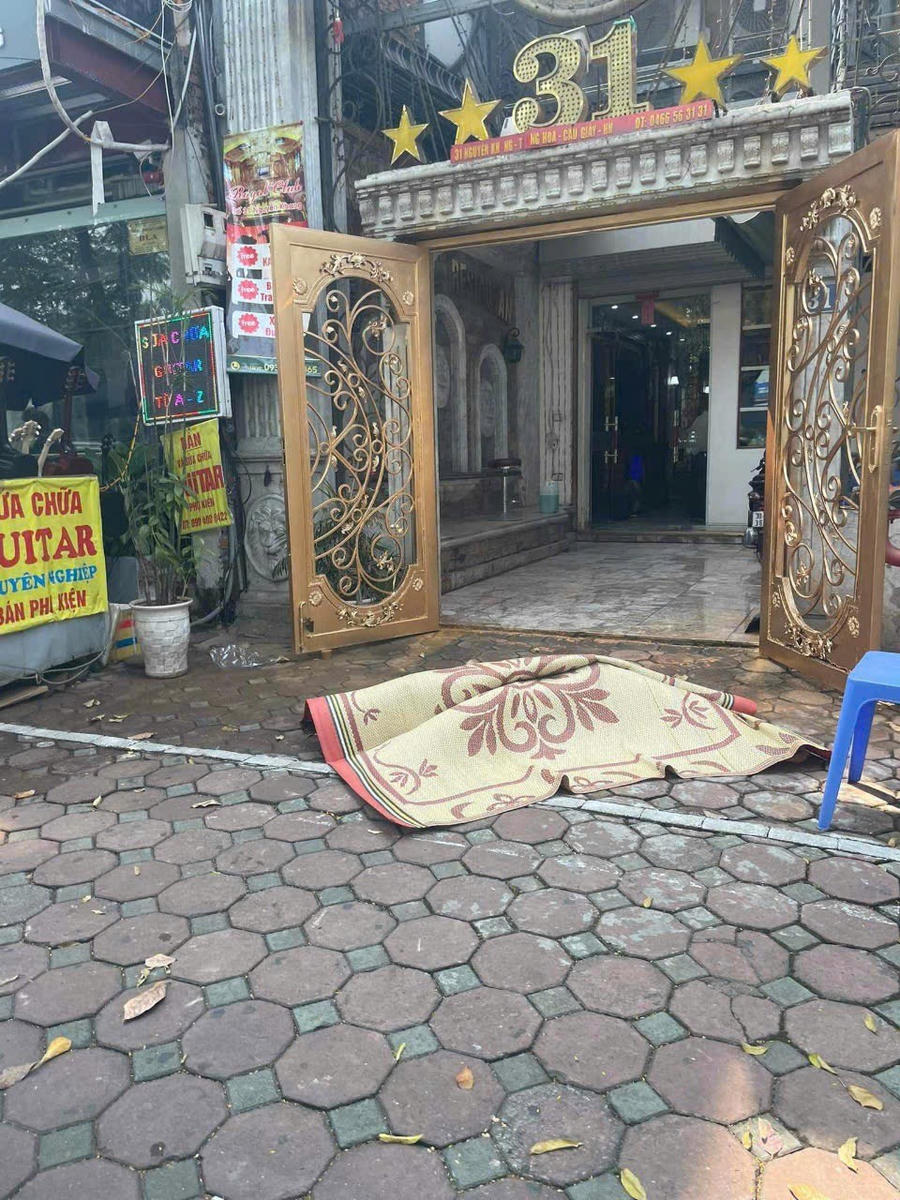 Hiện trường xảy ra vụ việc.