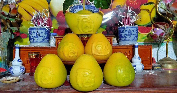 C&uacute;ng Tết bưởi t&agrave;i lộc thỏi v&agrave;ng 1 triệu/cặp: D&acirc;n Thủ đ&ocirc; cầu ph&uacute; qu&yacute;