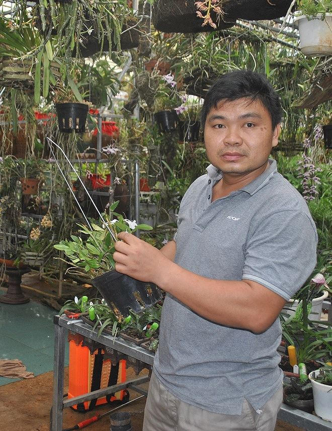 Theo anh Công, với việc săn tìm như hiện nay, nguy cơ tuyệt chủng lan rừng là không xa