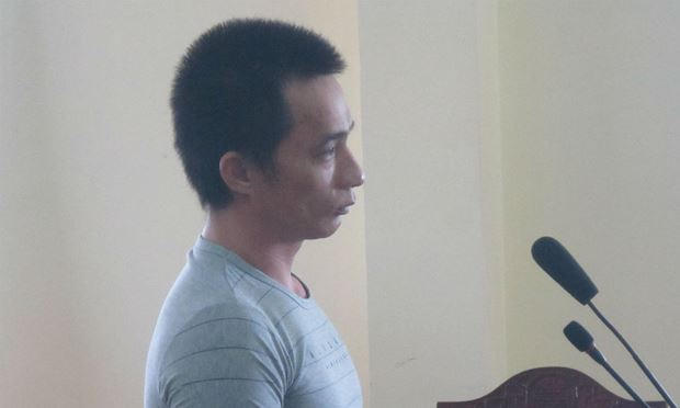 Bị cáo Dương Công Bỗ tại phiên tòa.