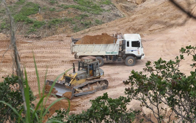 Dự án được xác định đã chiếm trên 14.000 m2 đất nông nghiệp (Ảnh: Mai Nguyên).