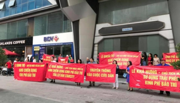 Hàng loạt cuộc đấu tranh giữa các cư dân và chủ đầu tư diễn ra gần đây.