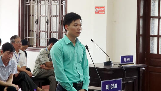 Bị cáo Hoàng Công Lương tại phiên toà cấp phúc thẩm