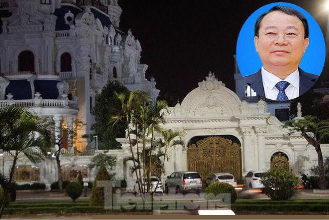 Lâu đài tráng lệ (ảnh lớn) và chân dung ông trùm mua bán trái phép hóa đơn Ngô Văn Phát
