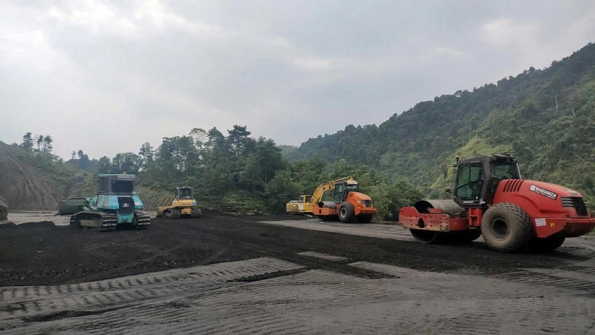 Dự án cao tốc Tuyên Quang - Hà Giang đang được các đơn vị gấp rút thi công.