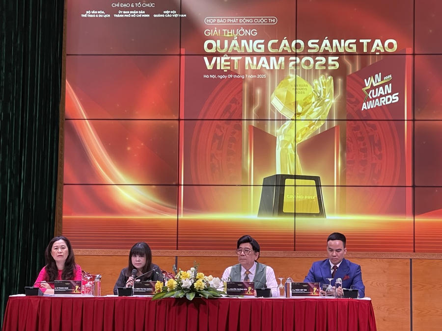 Các đại biểu tham dự Lễ phát động cuộc thi “Giải thưởng Quảng cáo sáng tạo Việt Nam” năm 2025