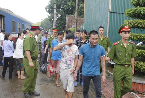 6 đối tượng có lệnh truy nã bị bắt về Thanh Hóa phục vụ điều tra, xử lý theo pháp luật