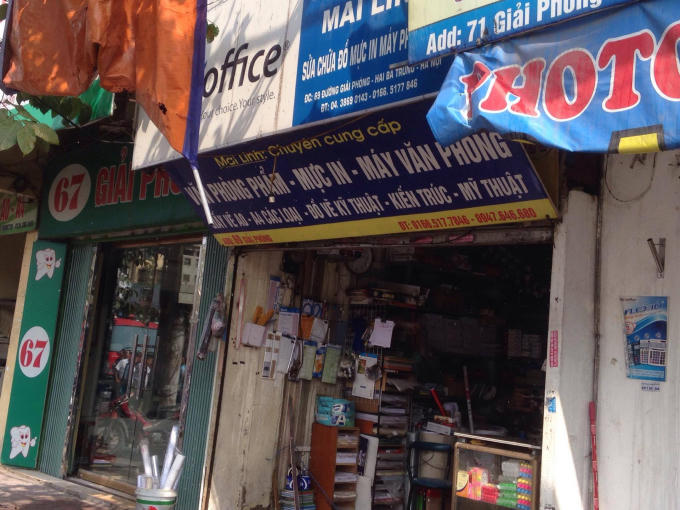 Ngôi nhà bị cháy là văn phòng phẩm Mai Linh