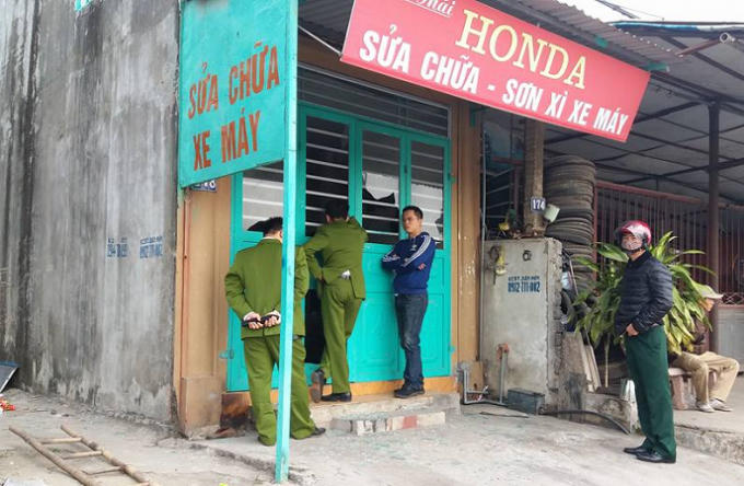 Ngôi nhà nơi xảy ra sự việc.