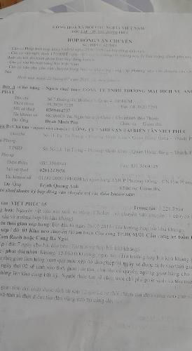 Hợp đồng giữa Anh Phát và Tân Việt Phúc - ảnh: H.T