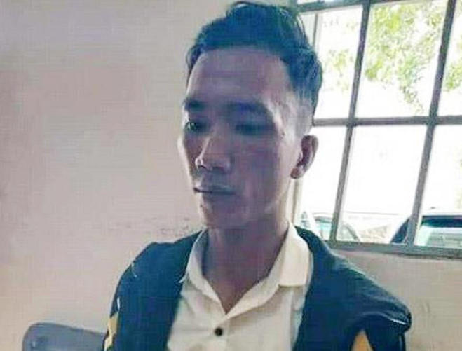 Vương tại cơ quan điều tra. Ảnh: Zing.